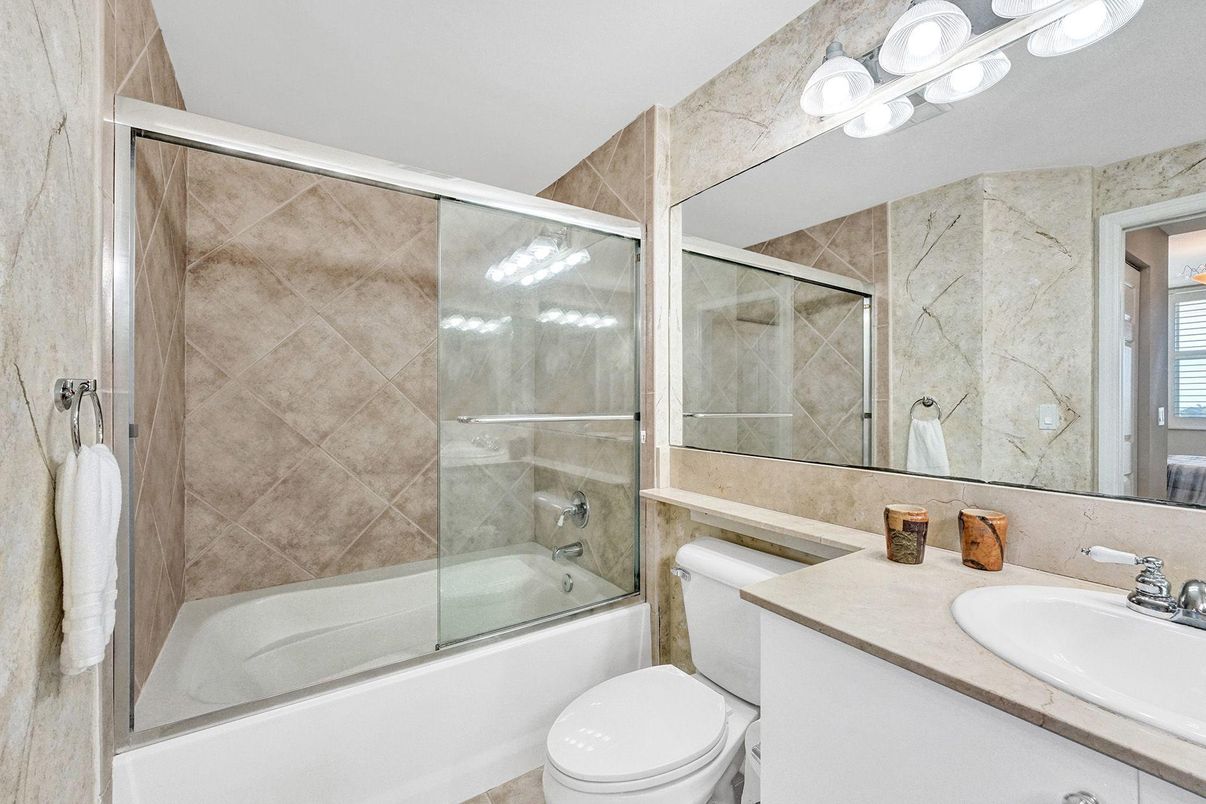 Bathroom, Glass Shower, Interior