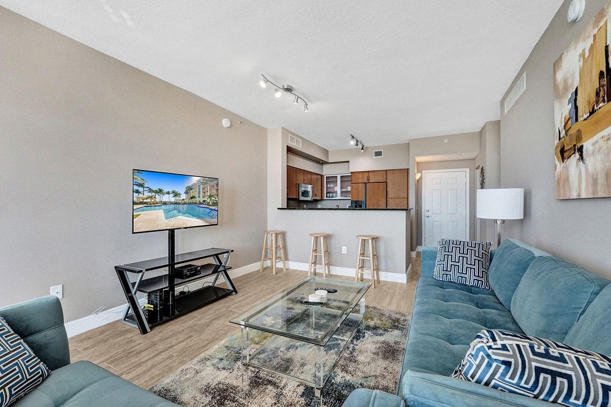 Interior, Kitchen, Living room, Wood Texture Flooring