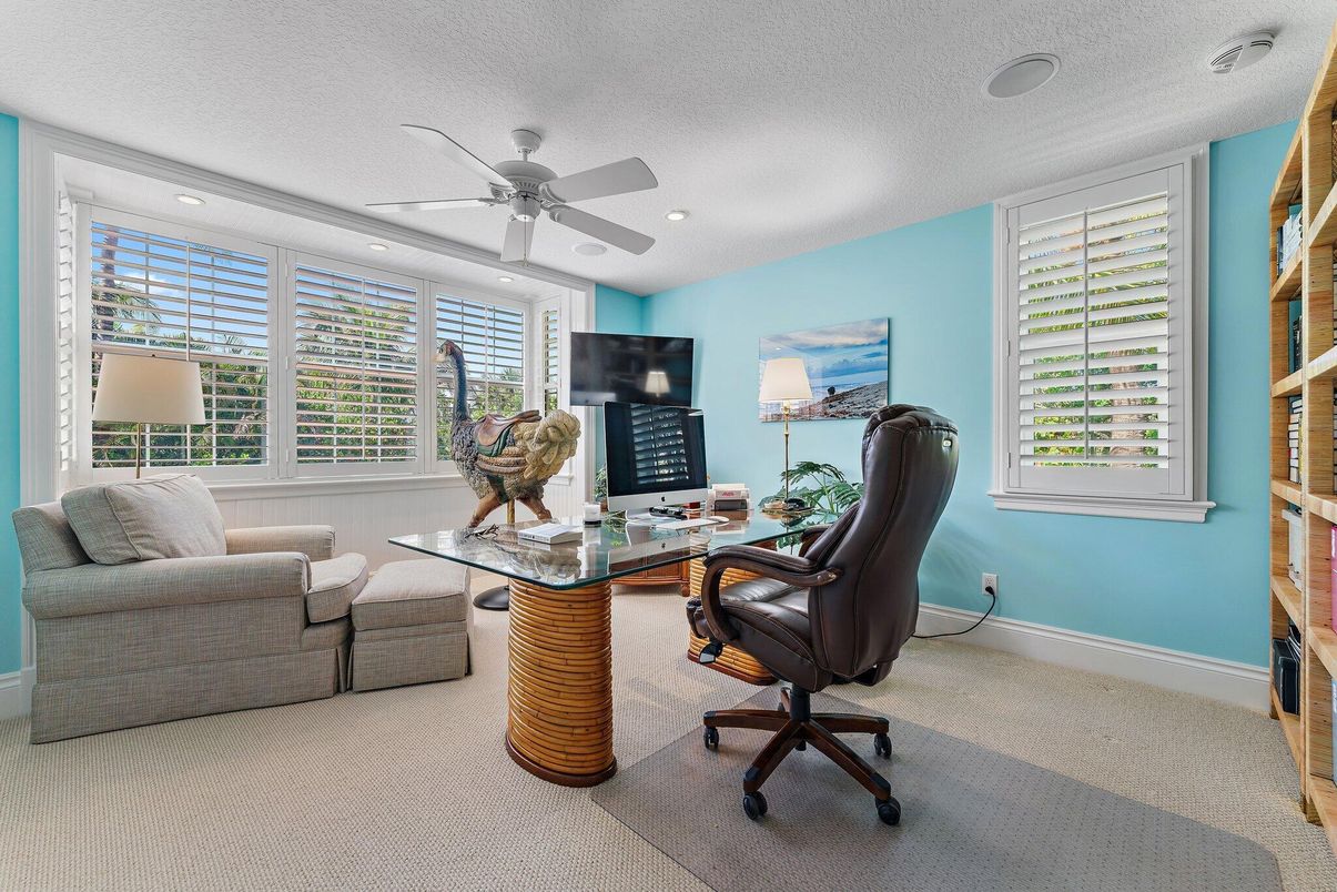 Home Office, Interior, Recessed Lighting