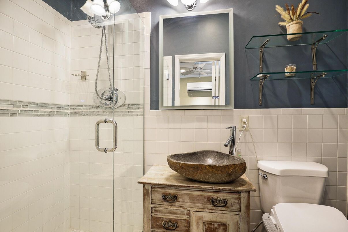 Bathroom, Glass Shower, Interior