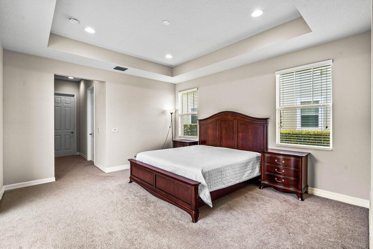 Bedroom, Interior, Recessed Lighting