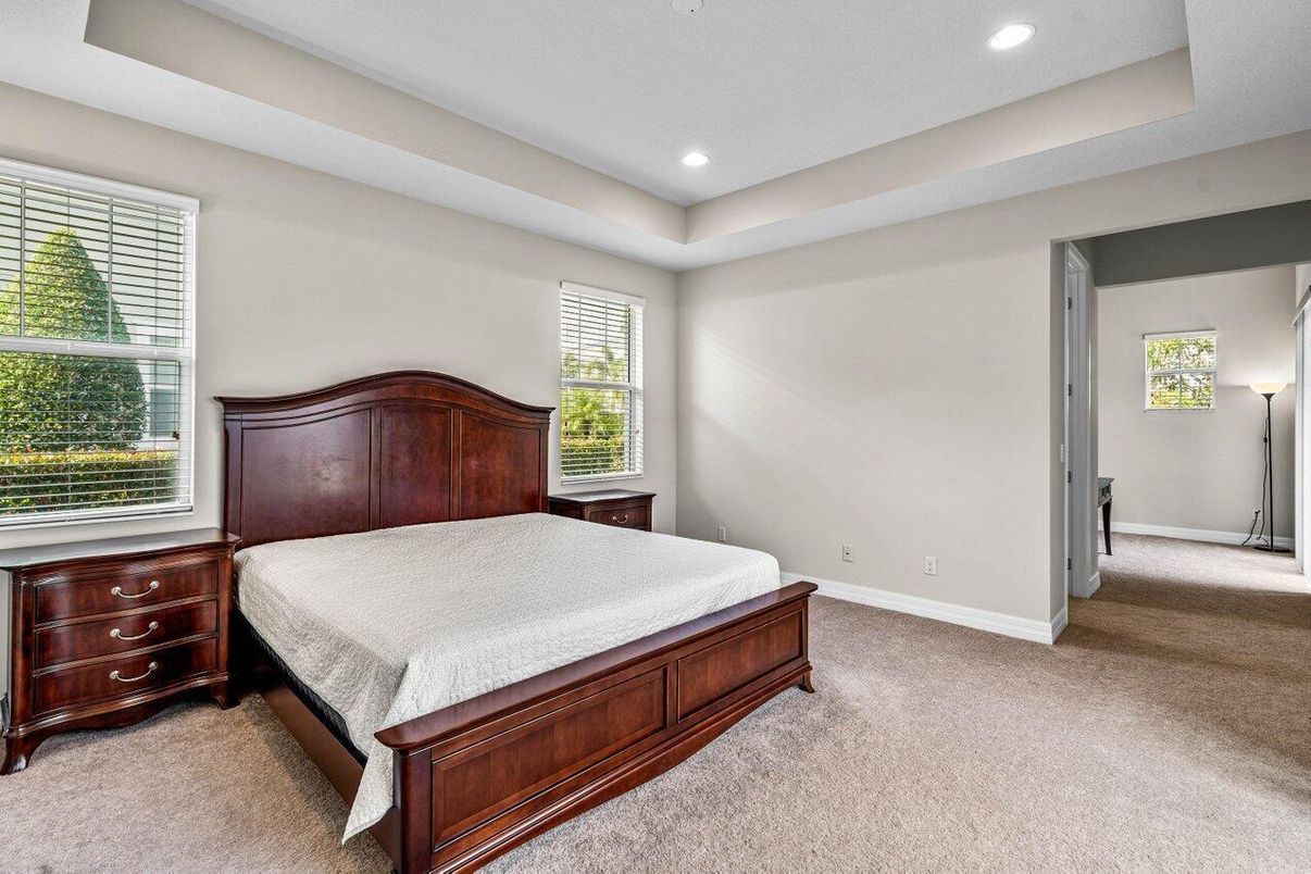 Bedroom, Interior, Recessed Lighting