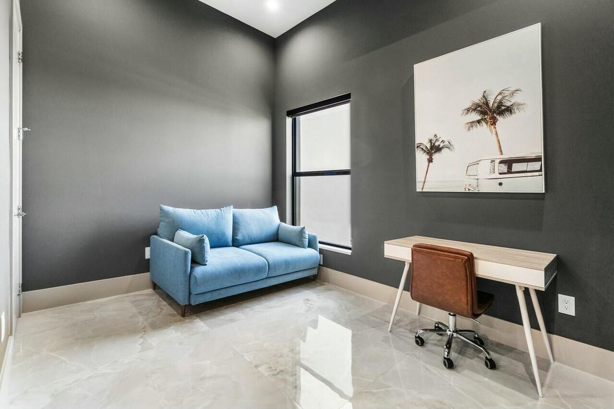 Home Office, Interior, Recessed Lighting