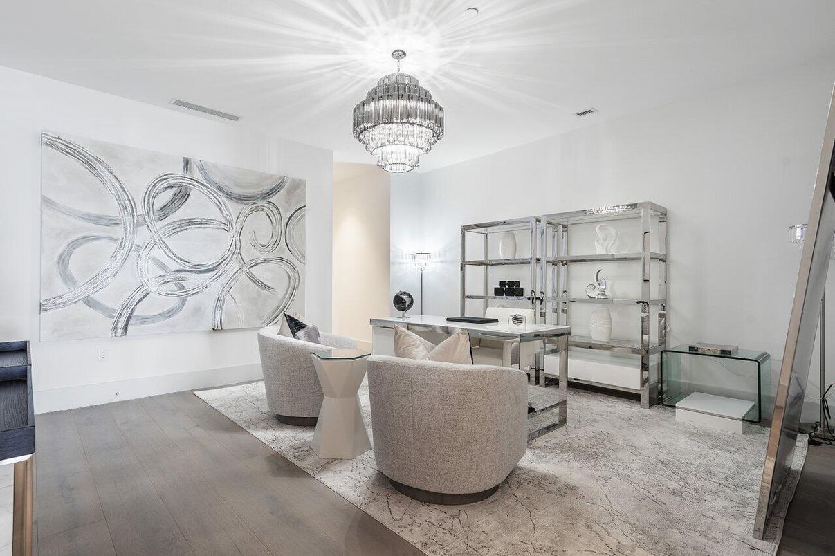 Chandelier, Interior, Wood Texture Flooring