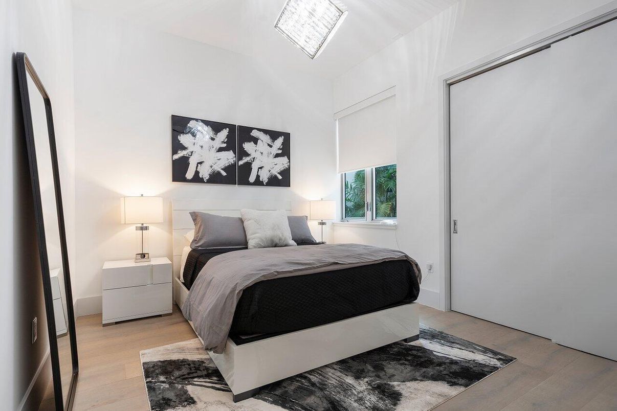 Bedroom, Interior, Wood Texture Flooring