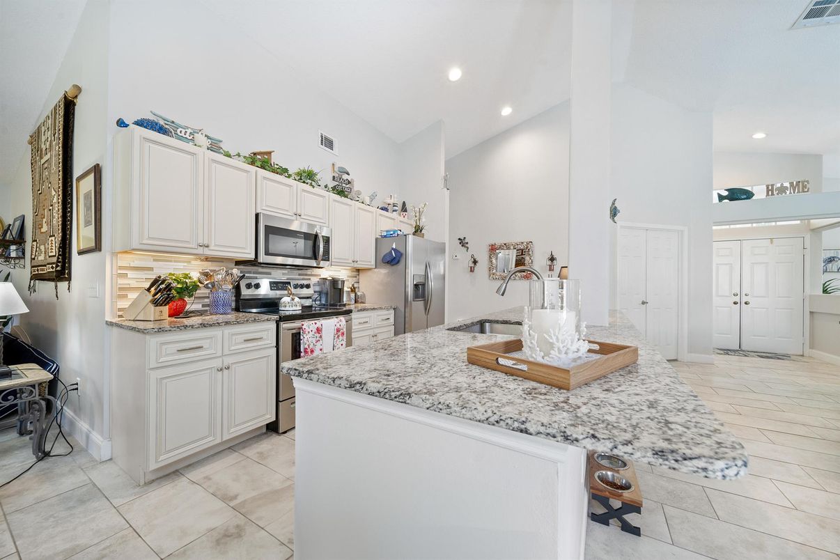 Interior, Kitchen, Recessed Lighting, Stainless Steel Appliances