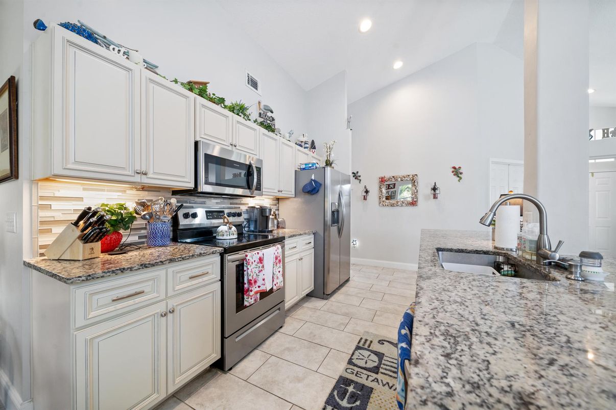 Interior, Kitchen, Recessed Lighting, Stainless Steel Appliances