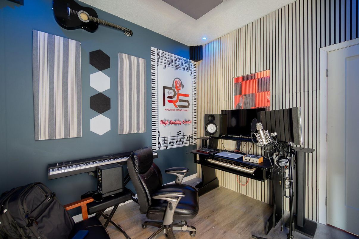 Home Office, Interior, Wood Texture Flooring