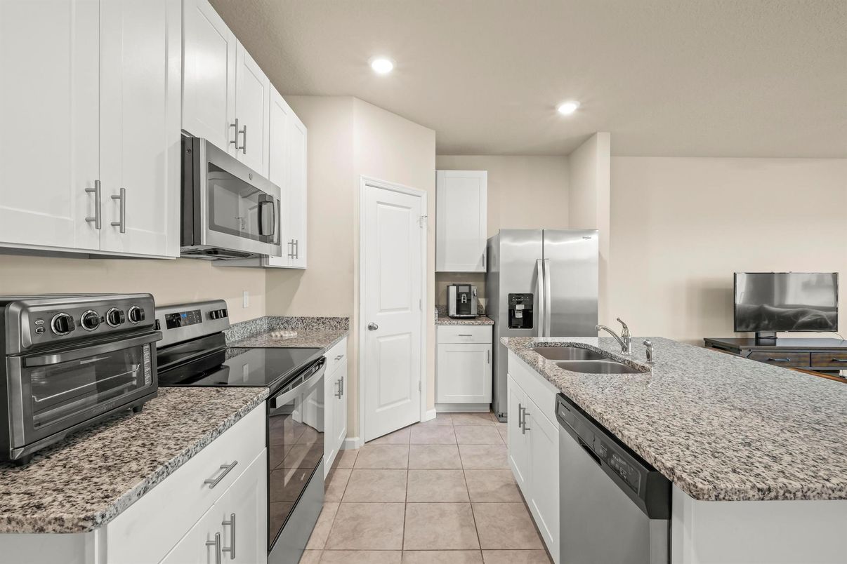 Interior, Kitchen, Recessed Lighting, Stainless Steel Appliances