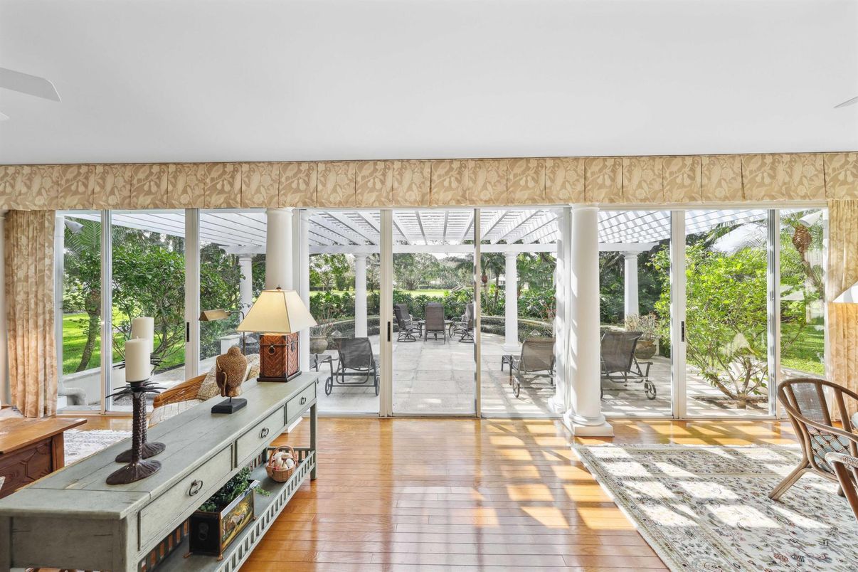 Interior, Sun Room, Wood Texture Flooring