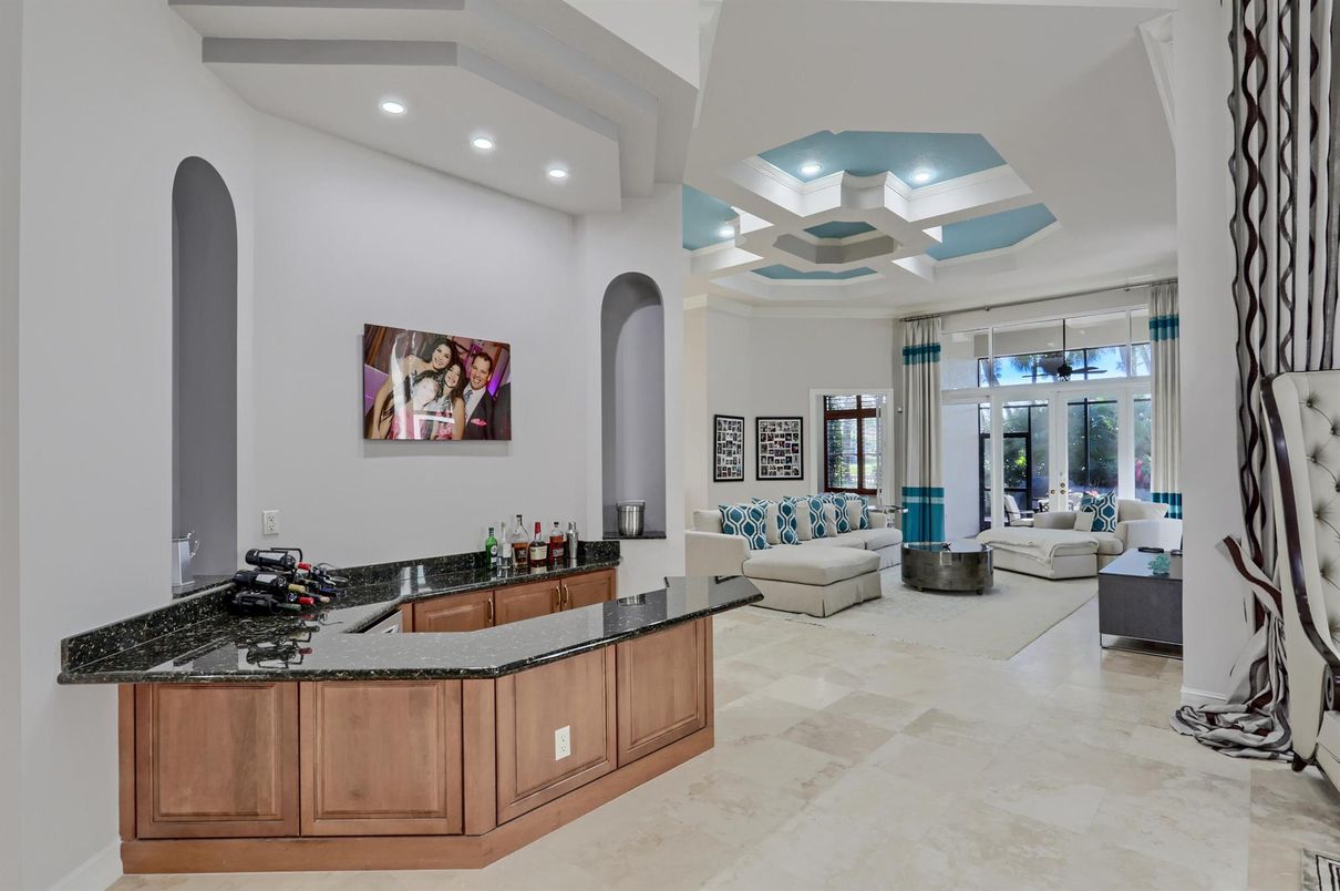 Interior, Living room, Recessed Lighting