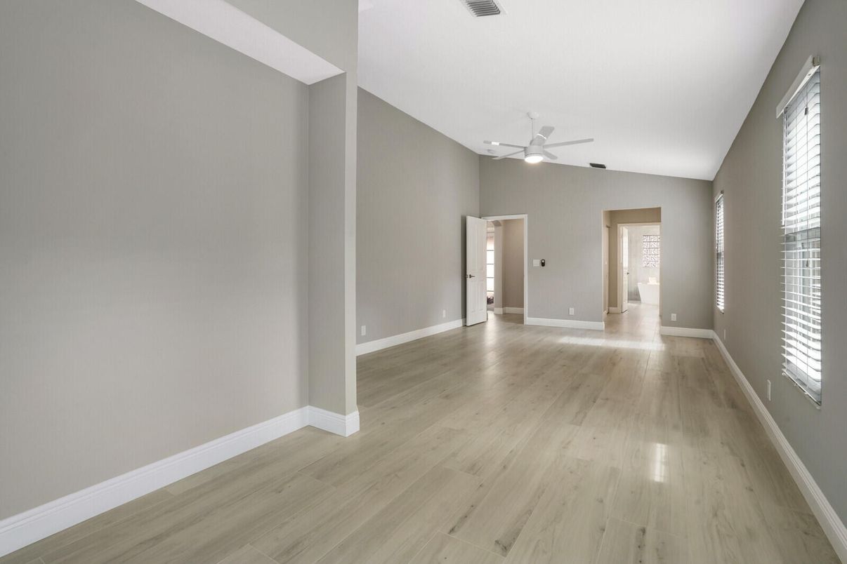 Empty room, Interior, Wood Texture Flooring