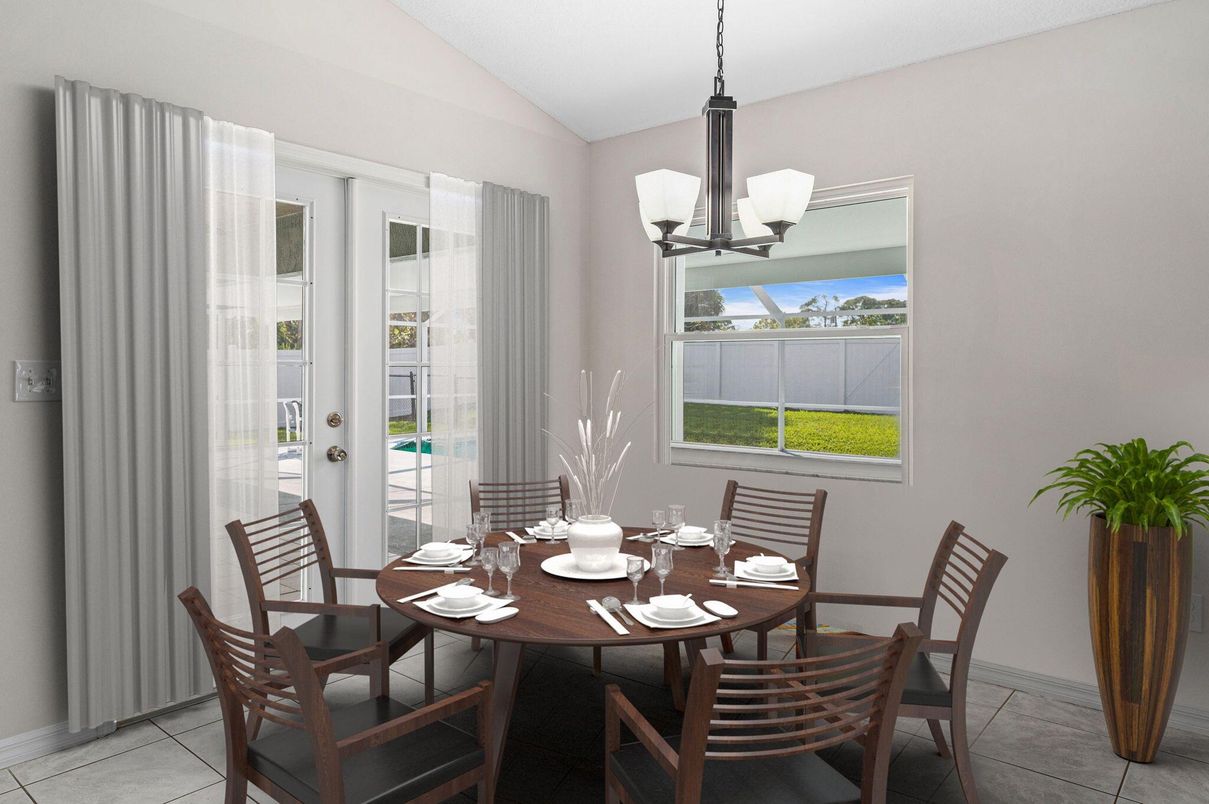 Chandelier, Dining room, Interior
