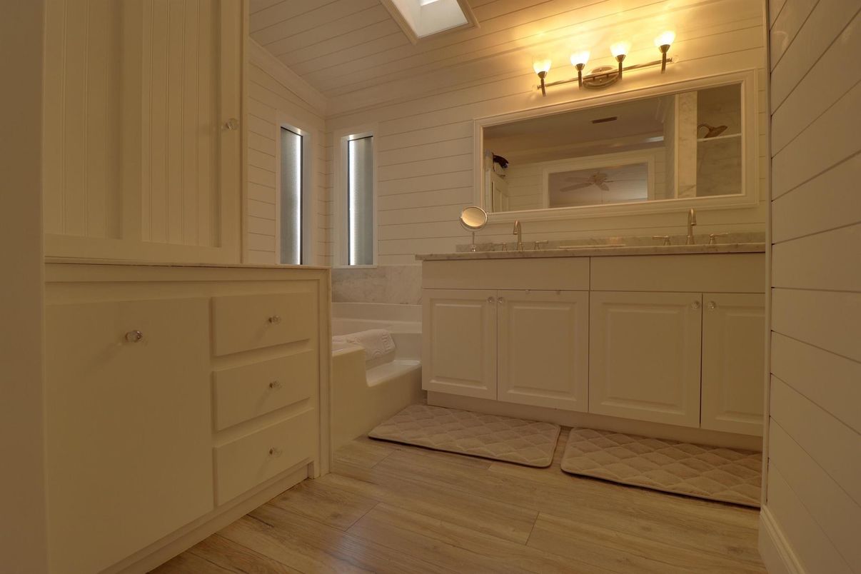 Bathroom, Interior, Wood Texture Flooring