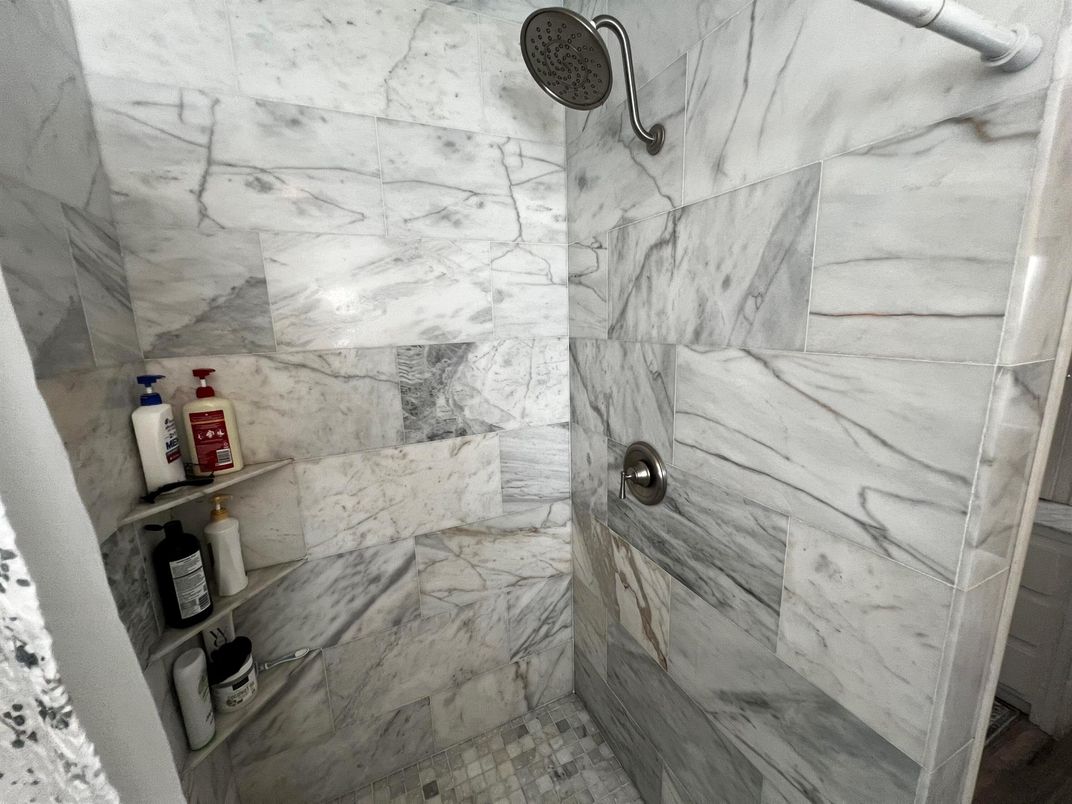 Bathroom, Interior, Marble Walls