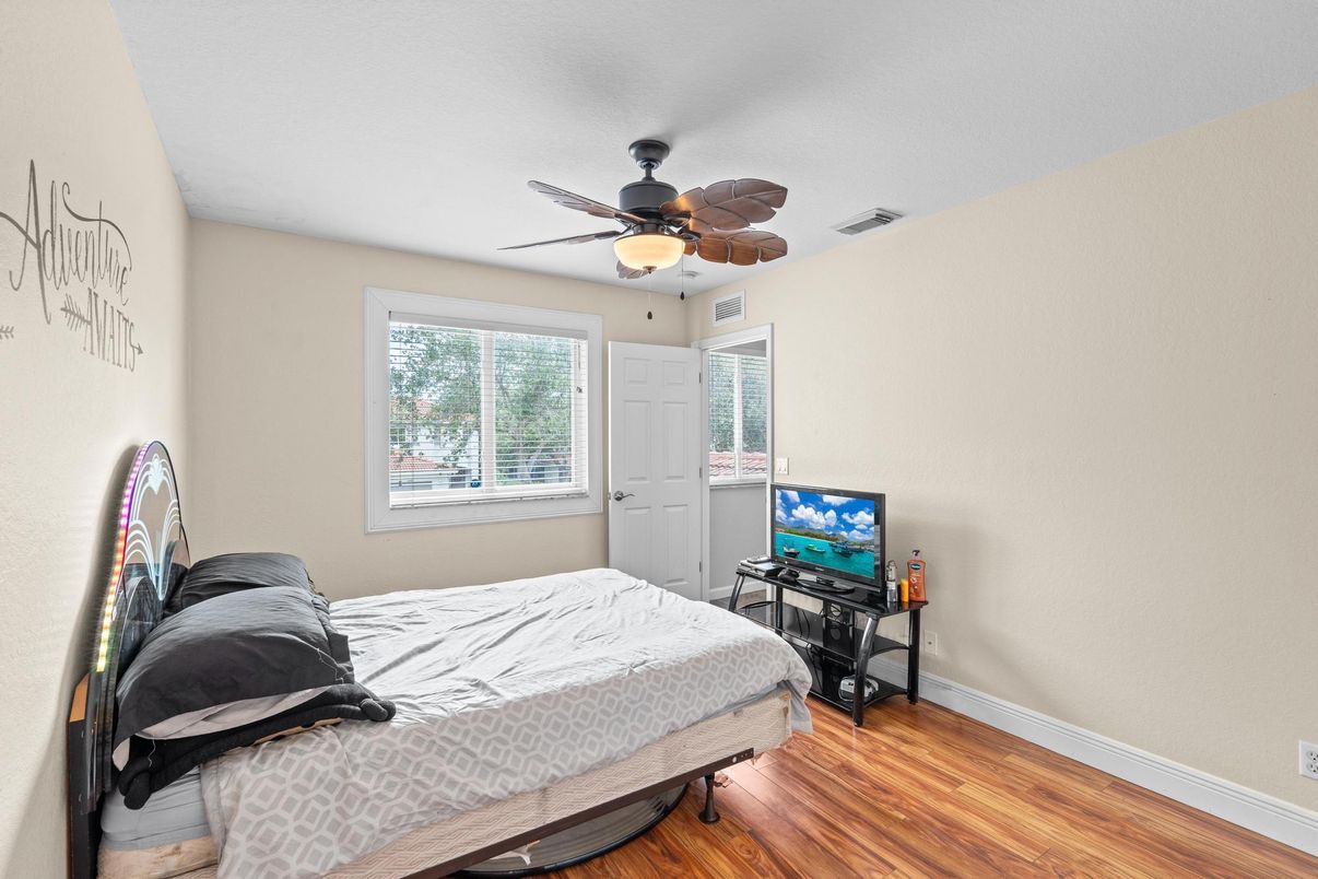 Bedroom, Interior, Wood Texture Flooring