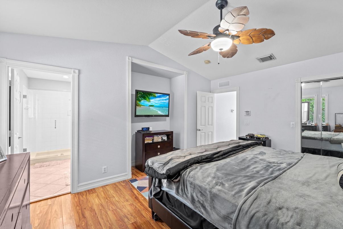 Bedroom, Interior, Wood Texture Flooring
