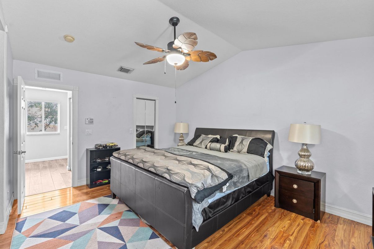 Bedroom, Interior, Wood Texture Flooring