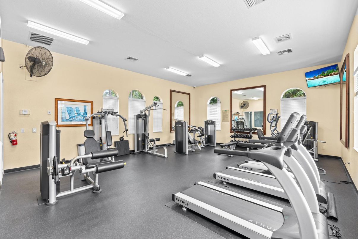 Fitness Equipment, Gym, Interior