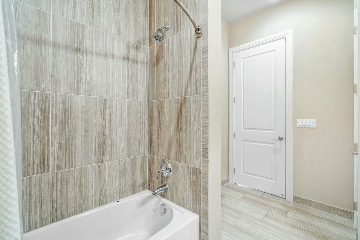 Bathroom, Interior, Wood Texture Flooring