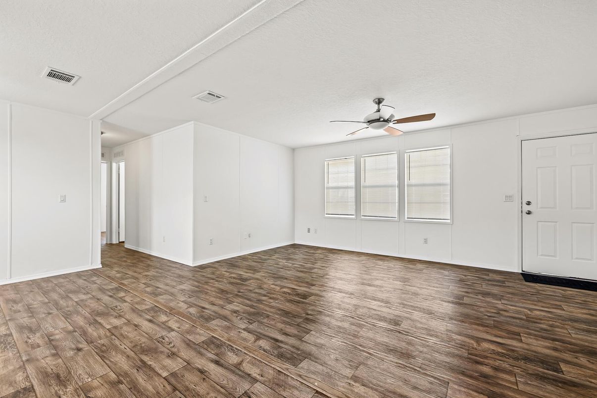 Empty room, Interior, Wood Texture Flooring
