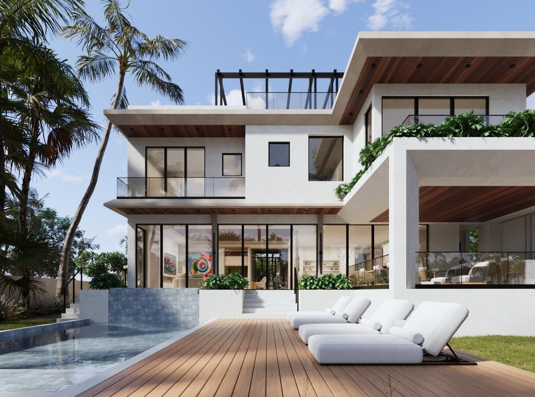 Exterior, Facade, Modern