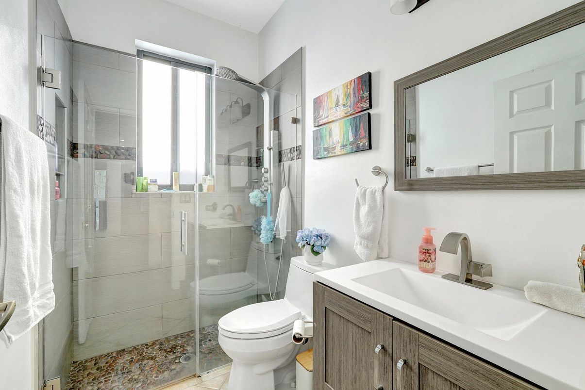 Bathroom, Glass Shower, Interior