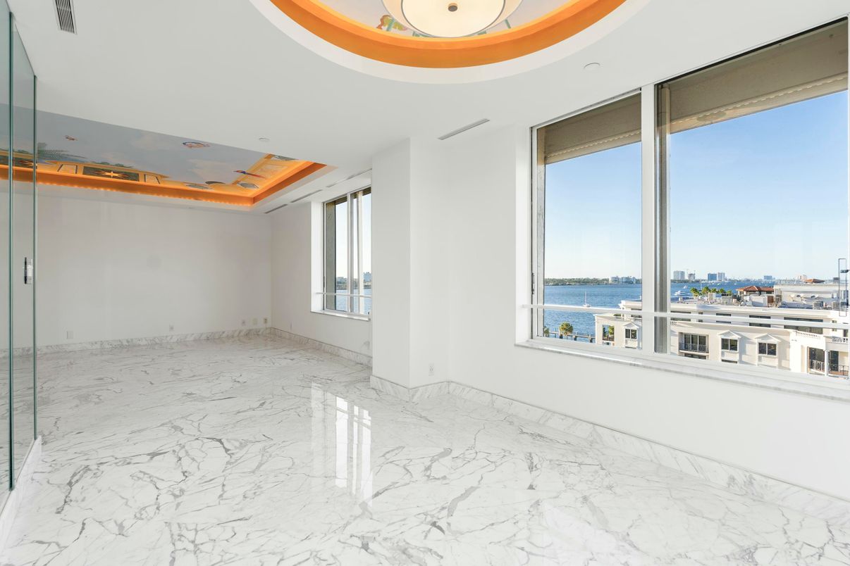 Empty room, Interior, Marble, Water