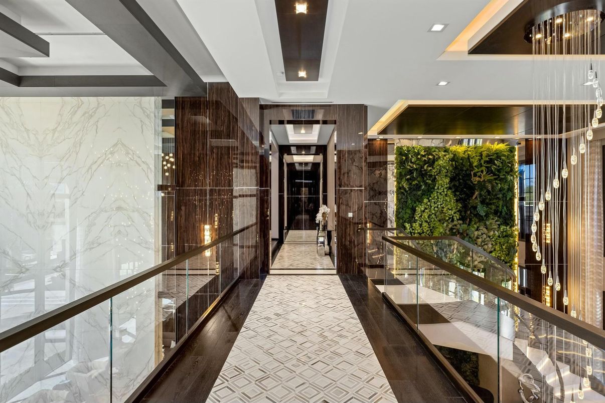 Interior, Marble Walls, Recessed Lighting