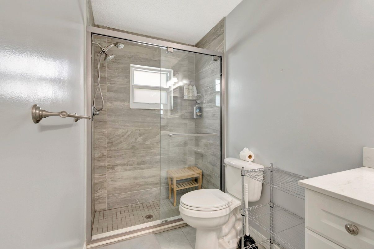 Bathroom, Glass Shower, Interior