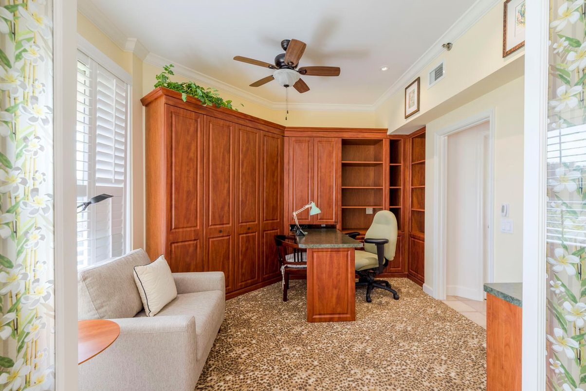 Home Office, Interior, Recessed Lighting