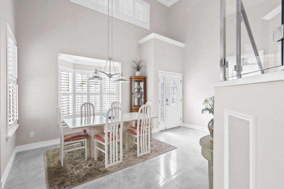 Dining room, Interior, Pendant Lights
