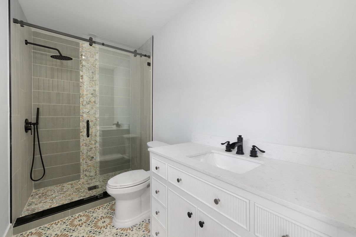 Bathroom, Glass Shower, Interior