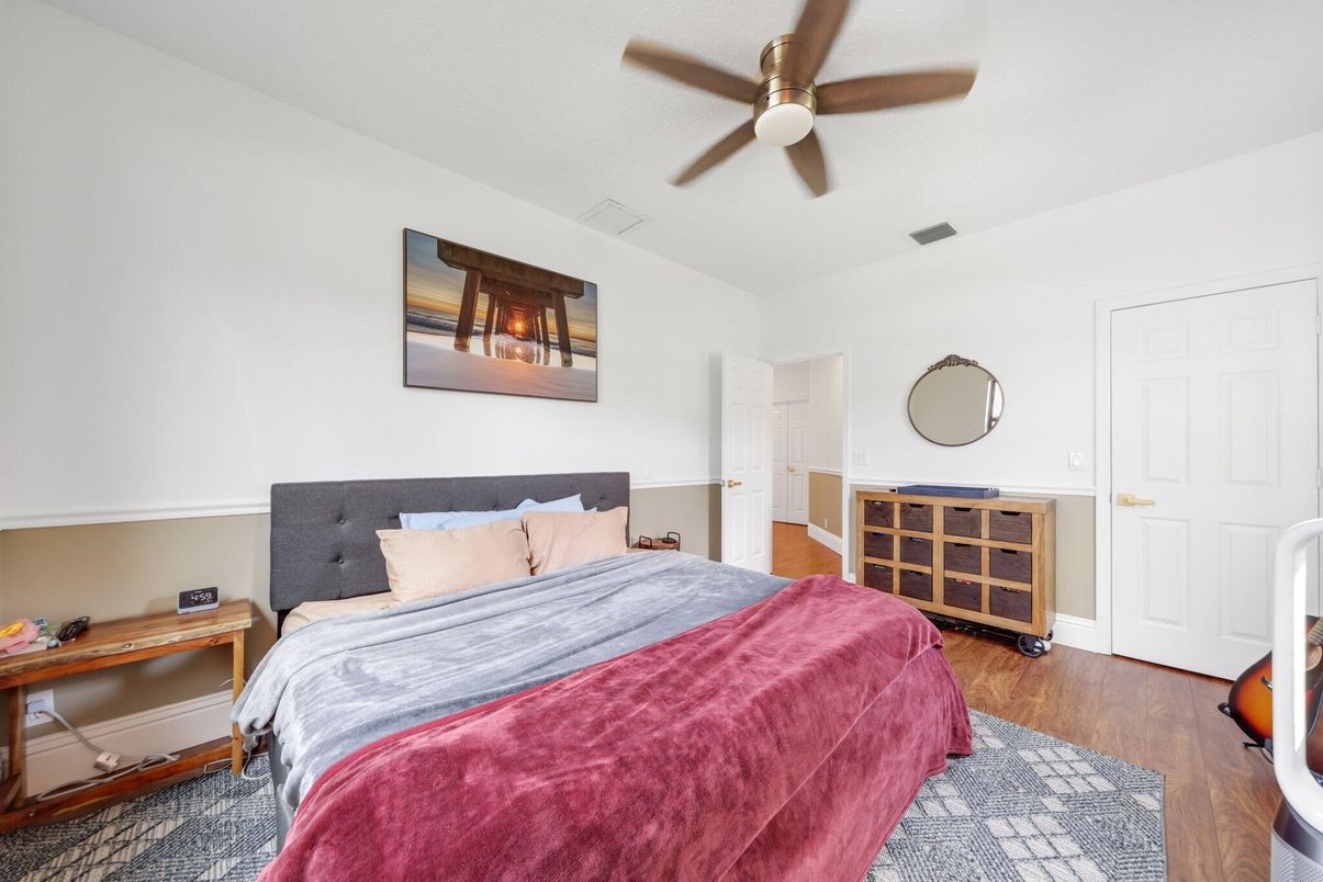 Bedroom, Interior, Wood Texture Flooring