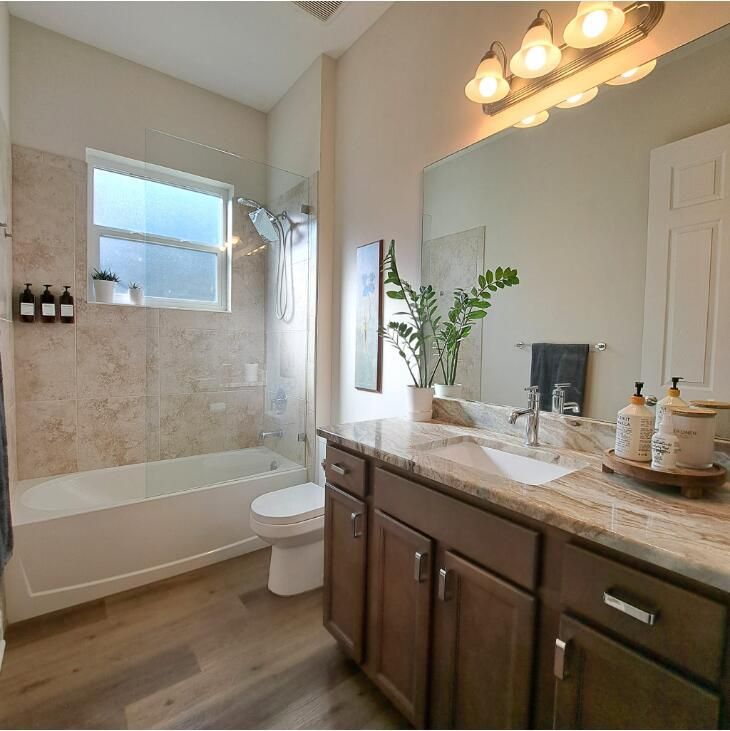 Bathroom, Interior, Wood Texture Flooring