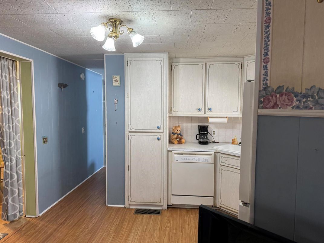 Interior, Kitchen, Wood Texture Flooring