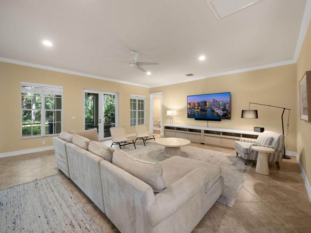 Interior, Living room, Recessed Lighting