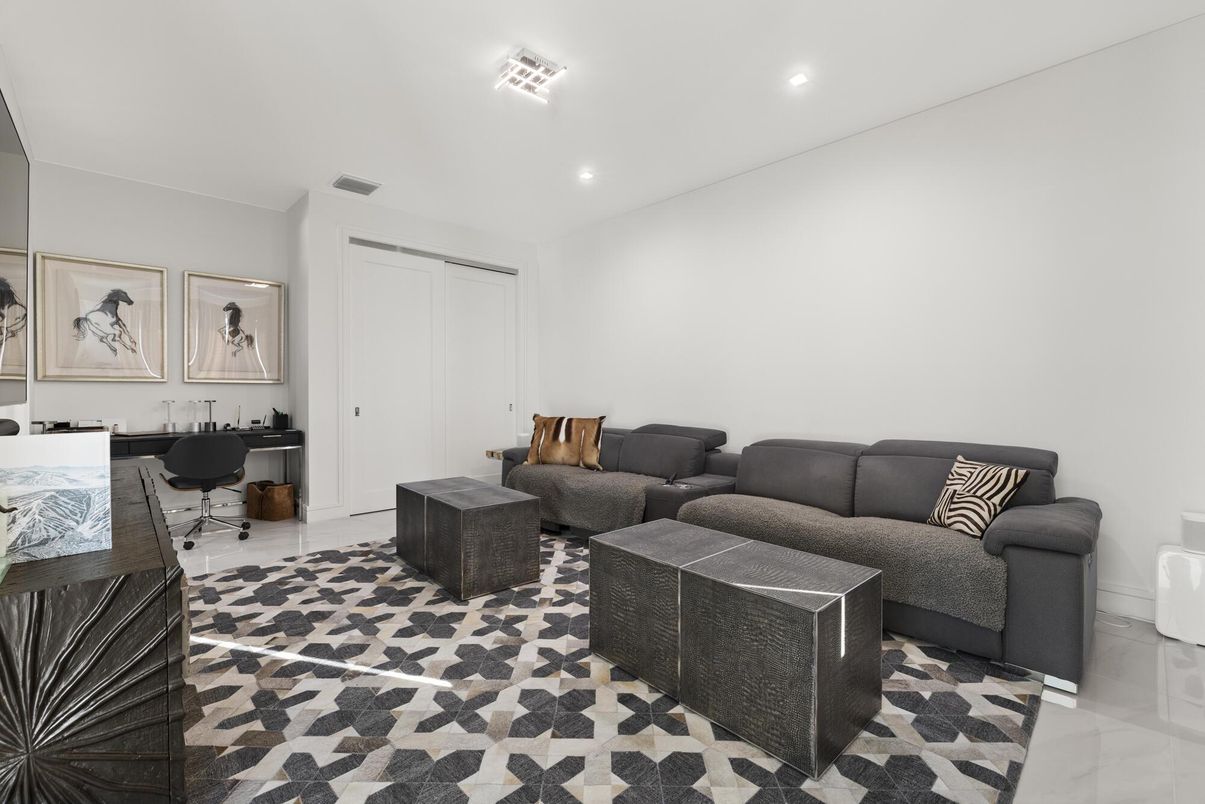 Interior, Living room, Recessed Lighting