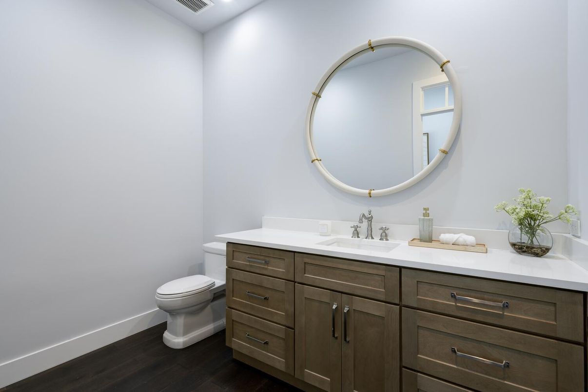 Bathroom, Interior, Wood Texture Flooring