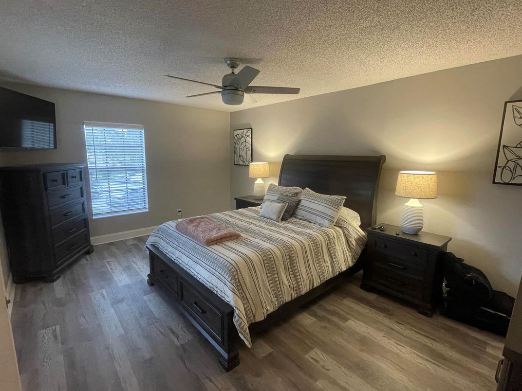 Bedroom, Interior, Wood Texture Flooring
