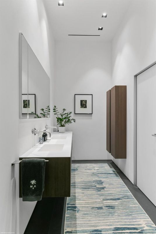 Bathroom, Interior, Recessed Lighting
