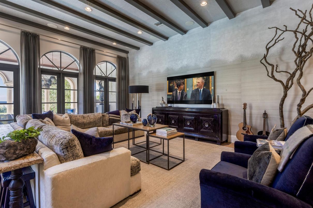 Interior, Living room, Recessed Lighting