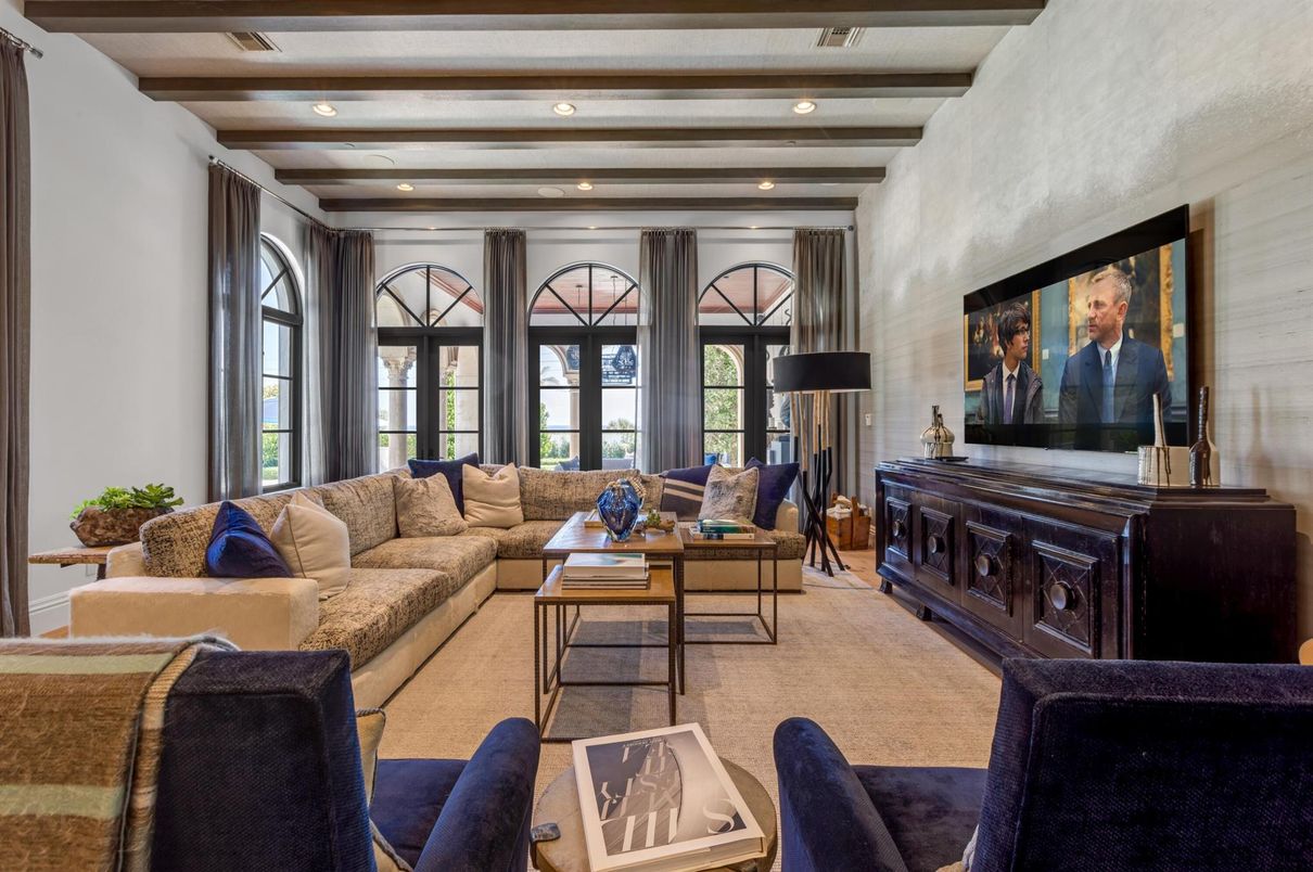 Interior, Living room, Recessed Lighting