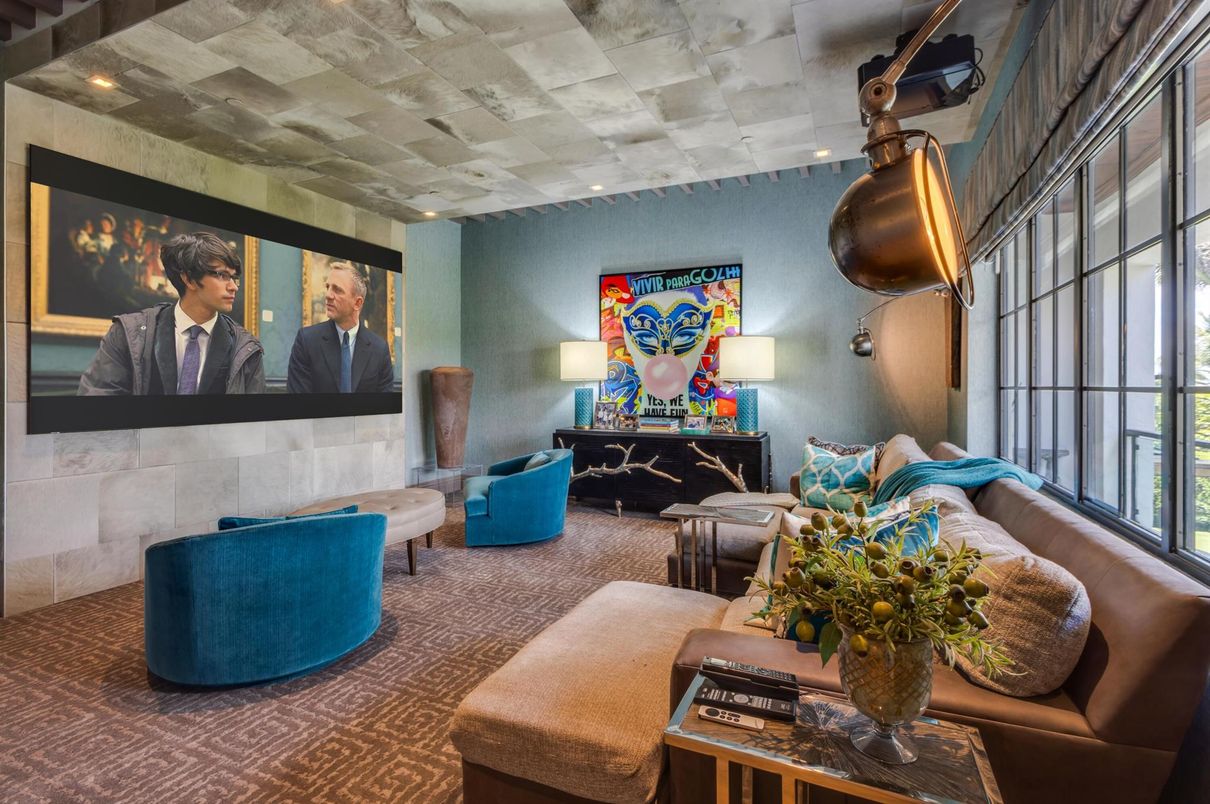 Interior, Living room, Recessed Lighting