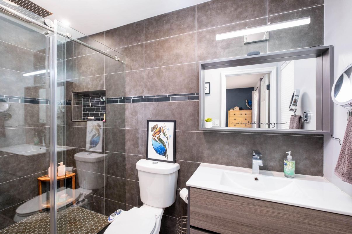 Bathroom, Glass Shower, Interior