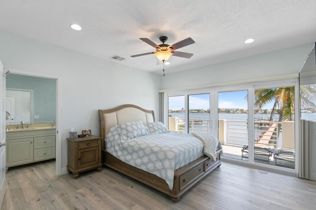 Bathroom, Bedroom, Interior, Recessed Lighting, Water, Wood Texture Flooring