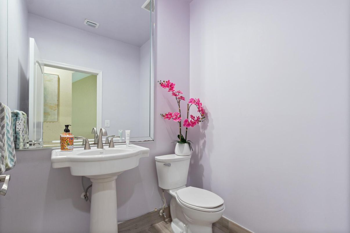 Bathroom, Interior, Wood Texture Flooring