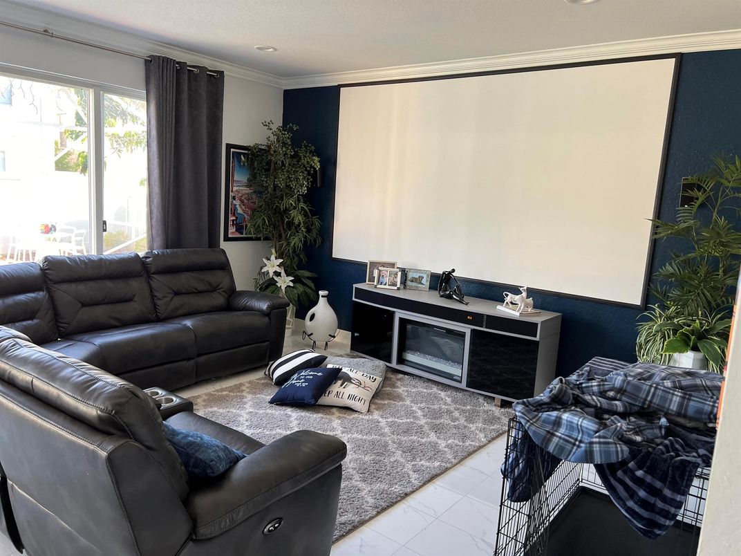 Interior, Living room, Recessed Lighting
