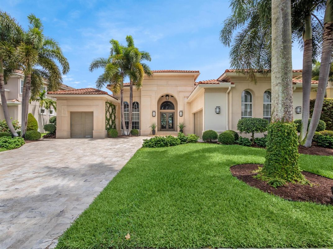 Attached, Backyard, Exterior, Facade, Mediterranean