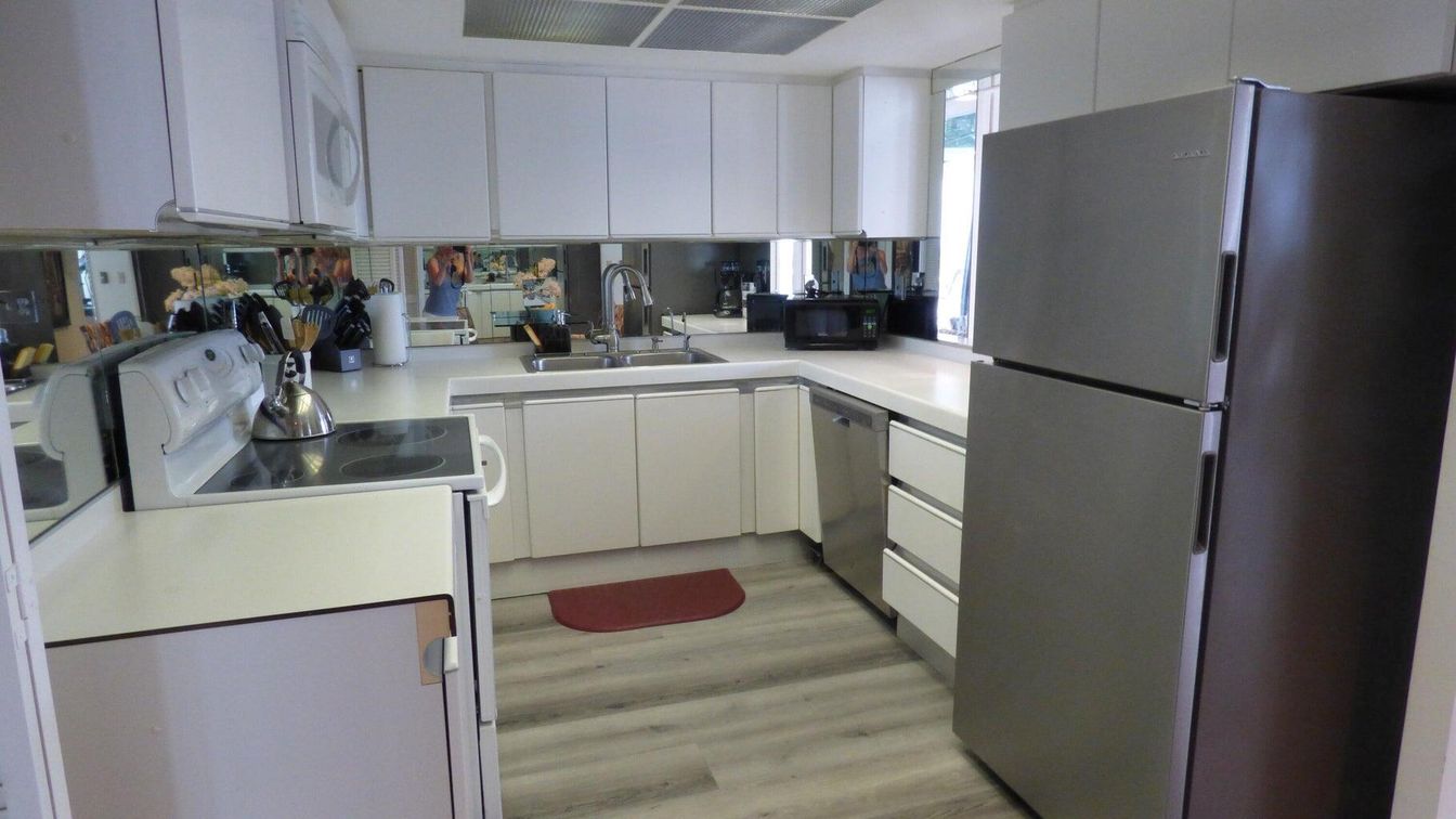 Interior, Kitchen, Wood Texture Flooring